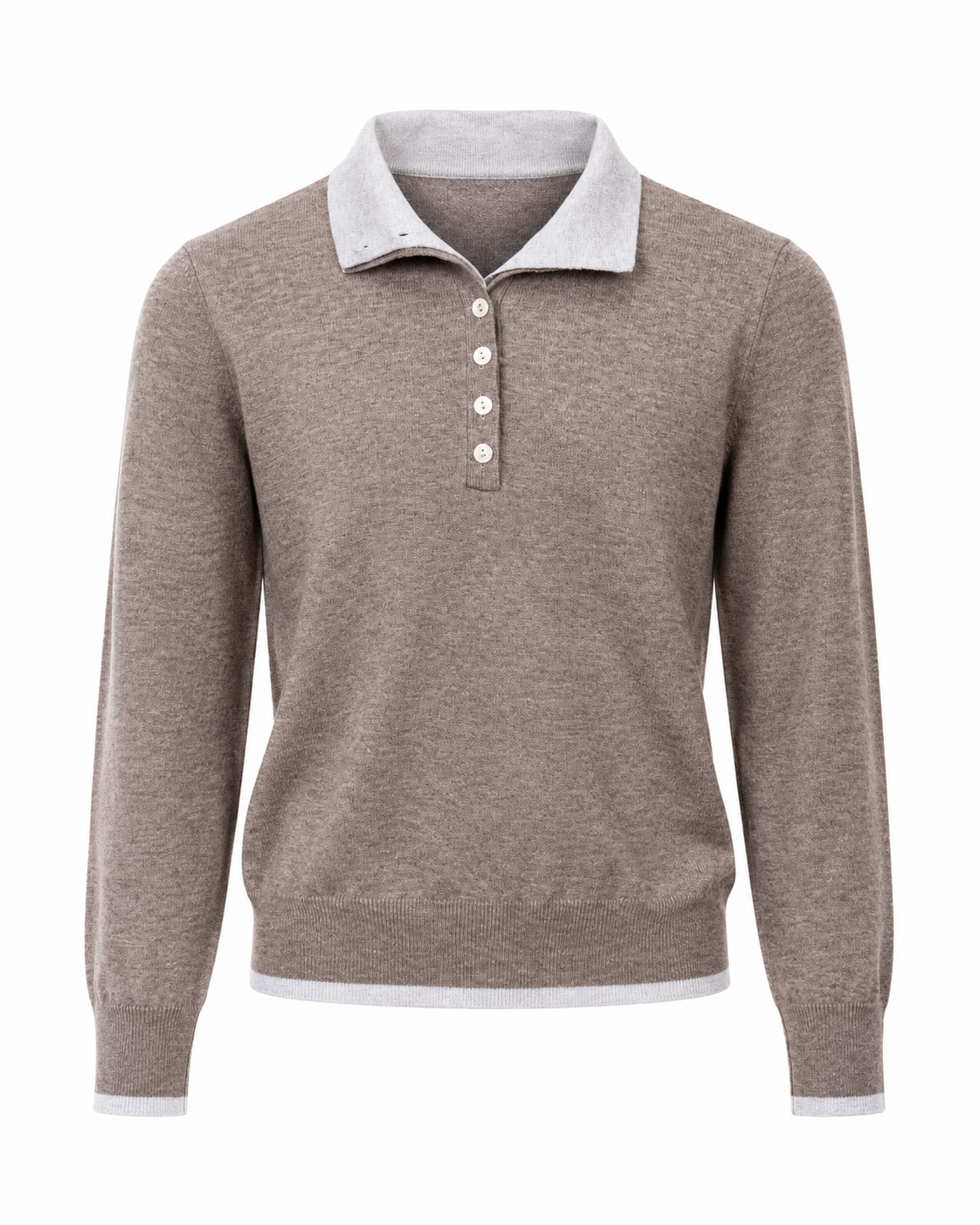 Camille Contrast Collar Sweater