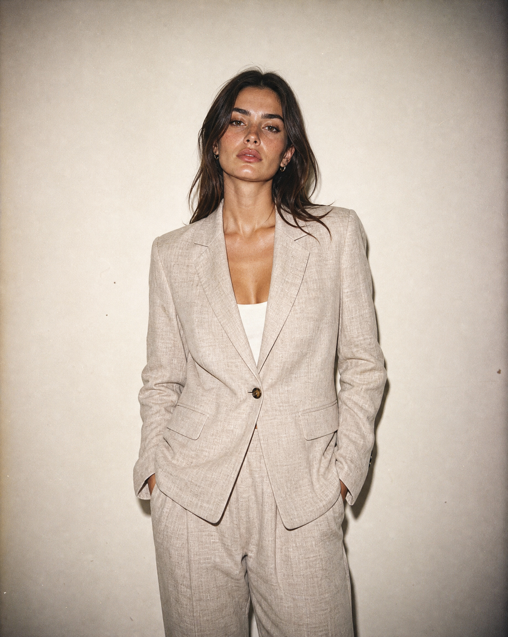 Camille Linen Blazer