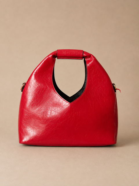 Crescent Tote Red
