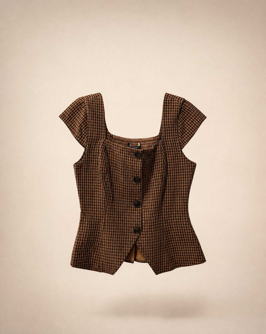 Diana Gingham Top
