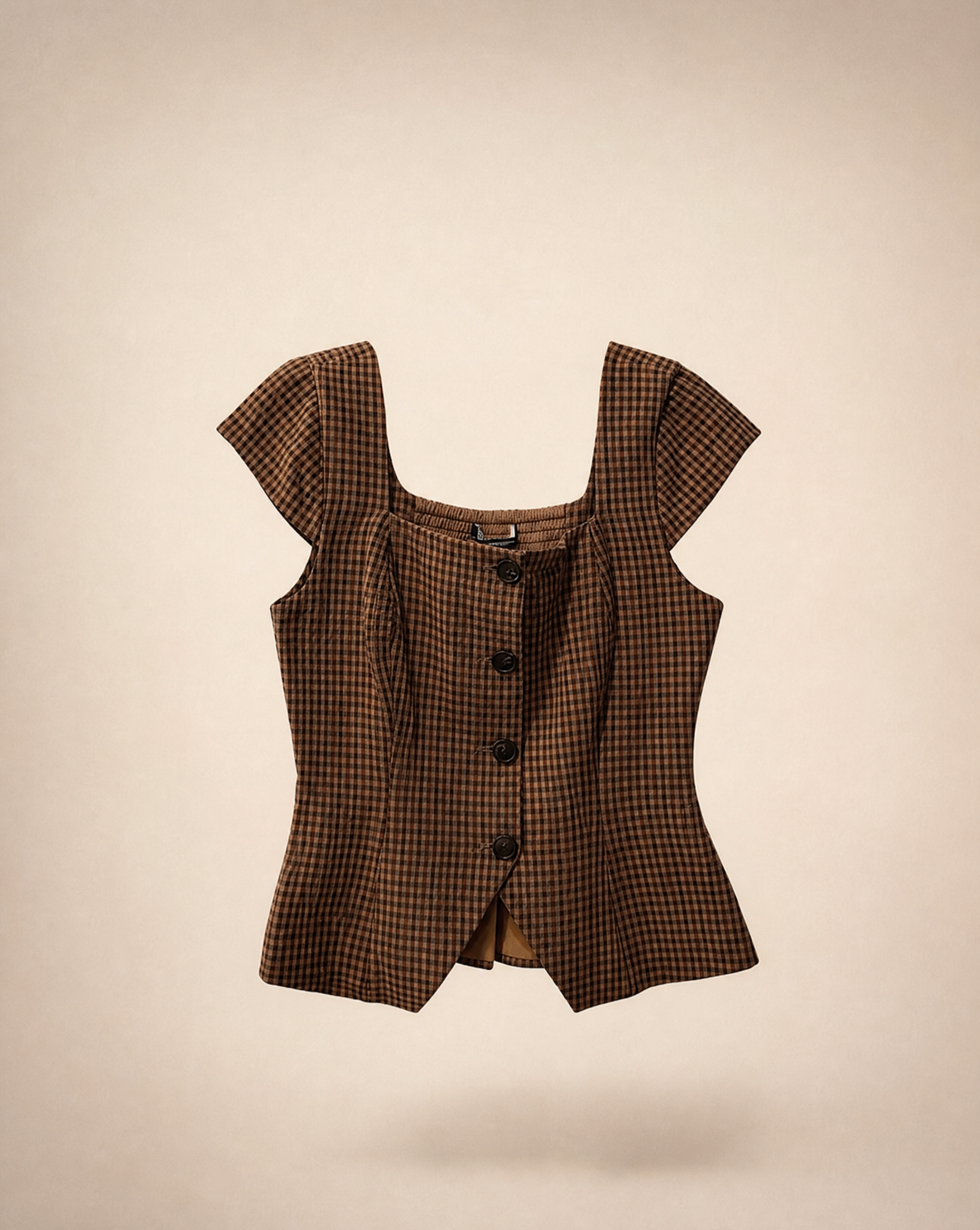 Diana Gingham Top