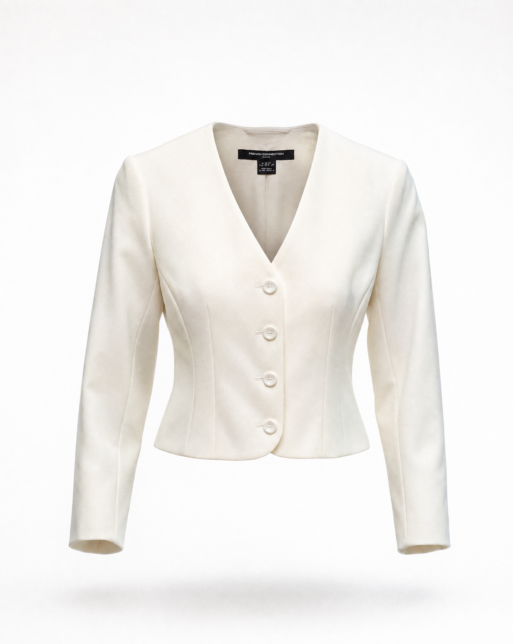 Halsey Twill Tailored Cropped Jacket