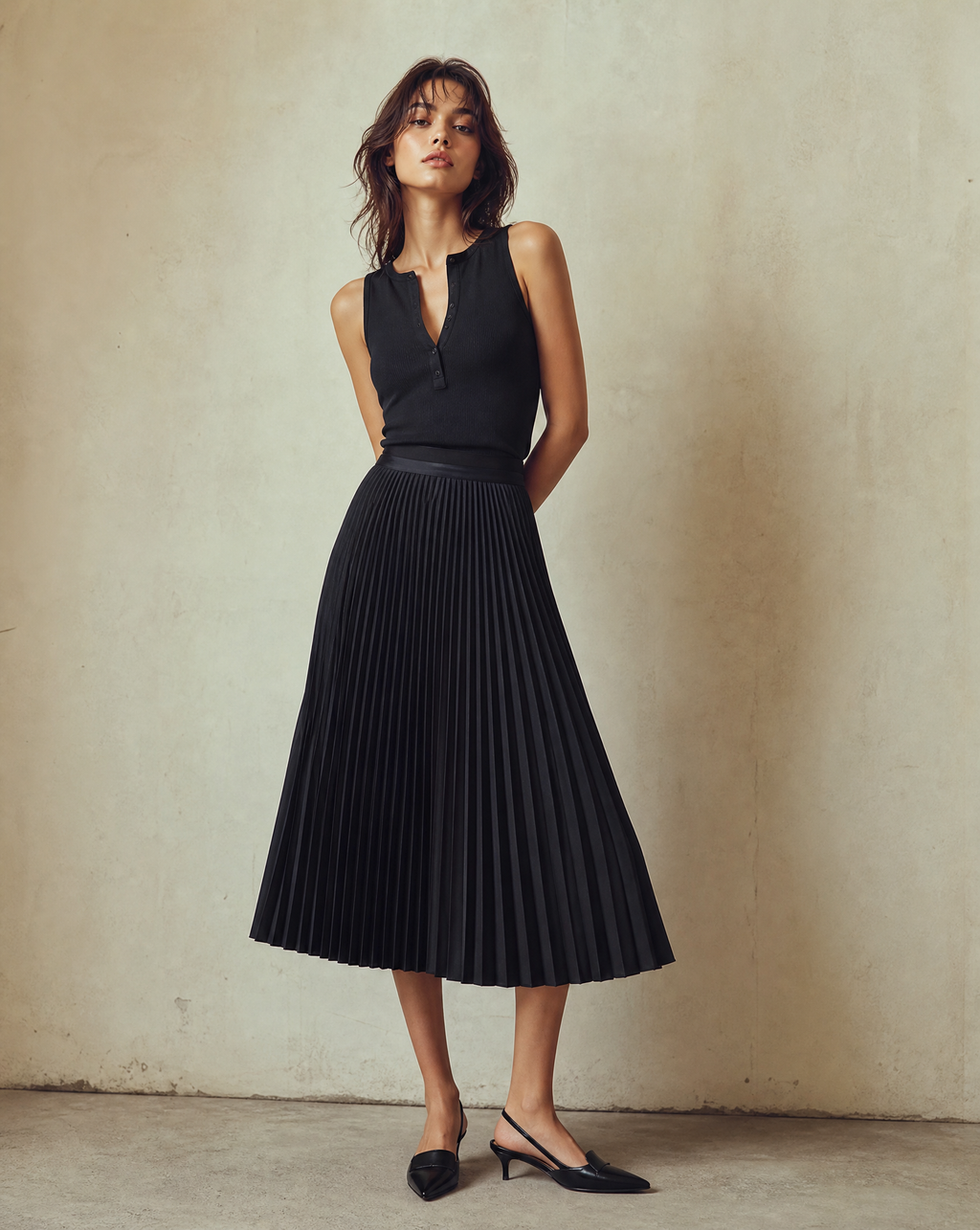 Hazel Pleated Skirt