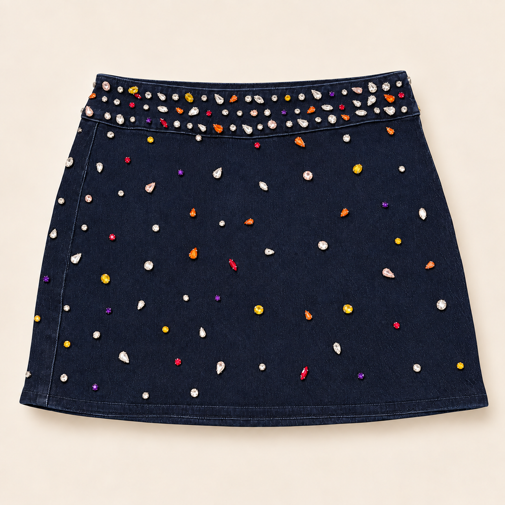 Hollywood Jeweled Skort