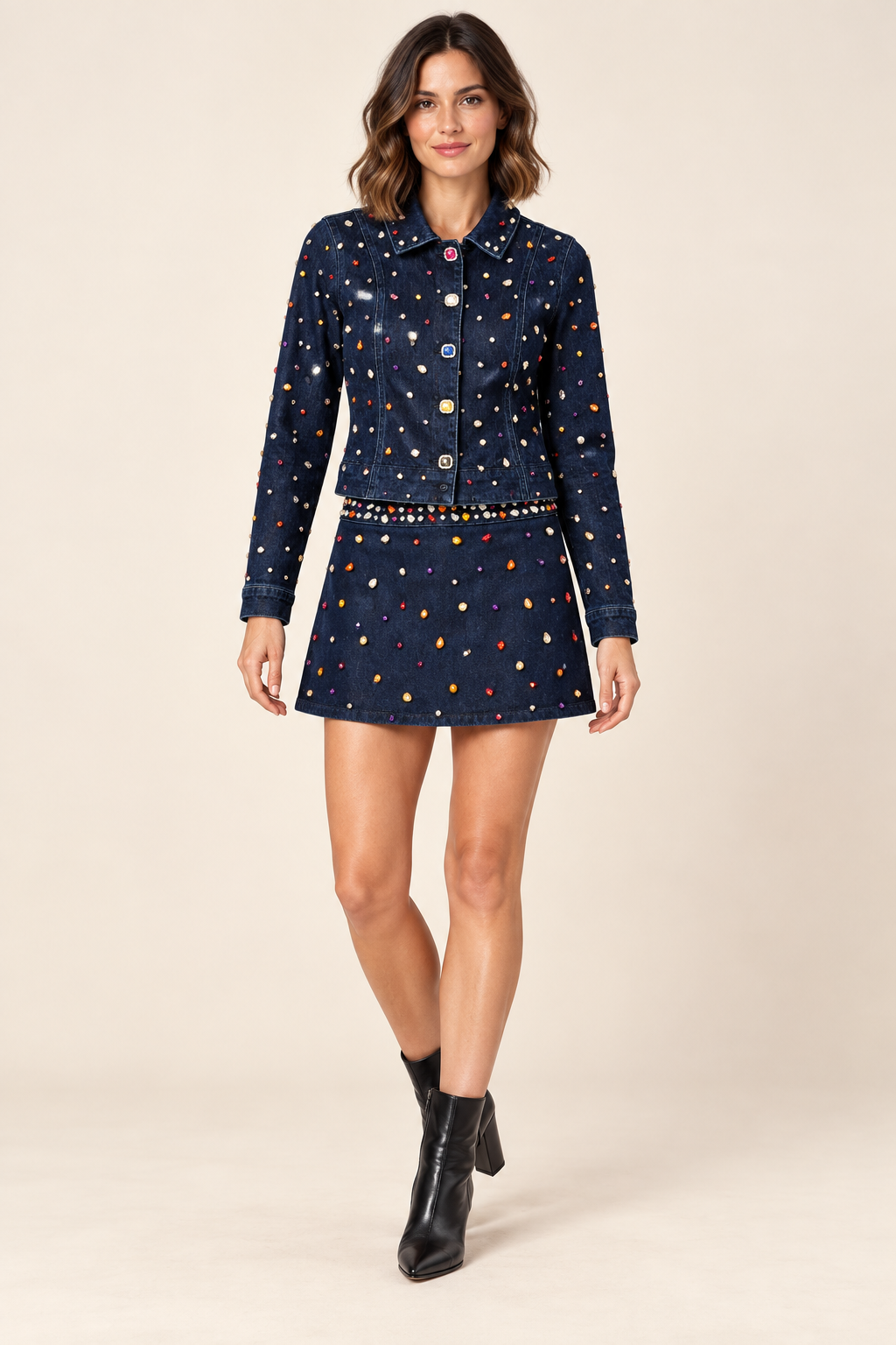Hollywood Jeweled Skort
