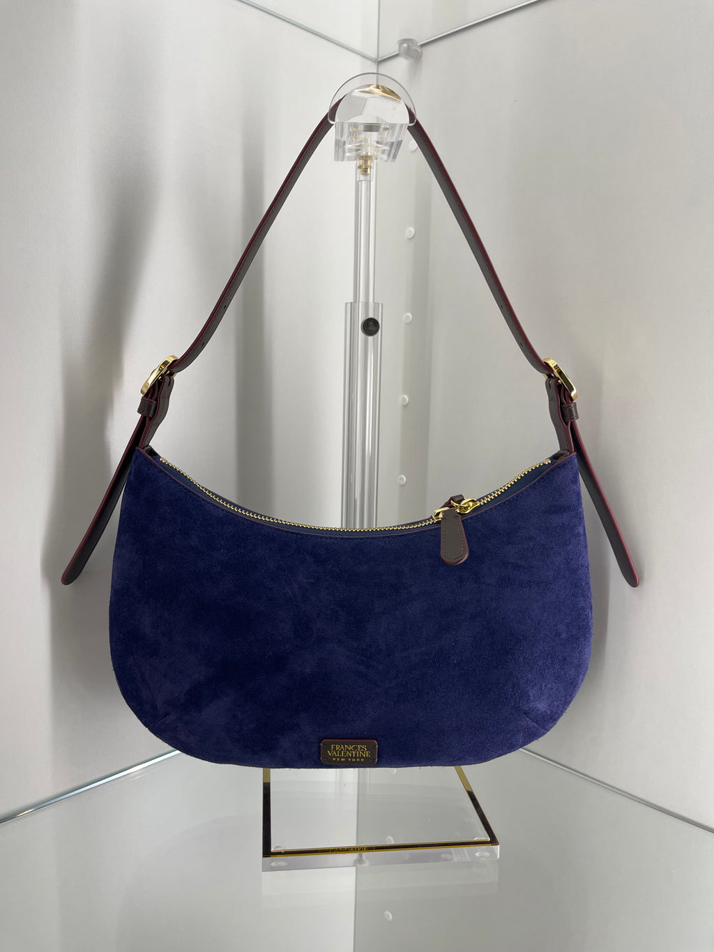 Starr Hobo Suede Leather Navy