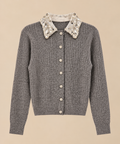 Juliette Embellished Collar Cardigan