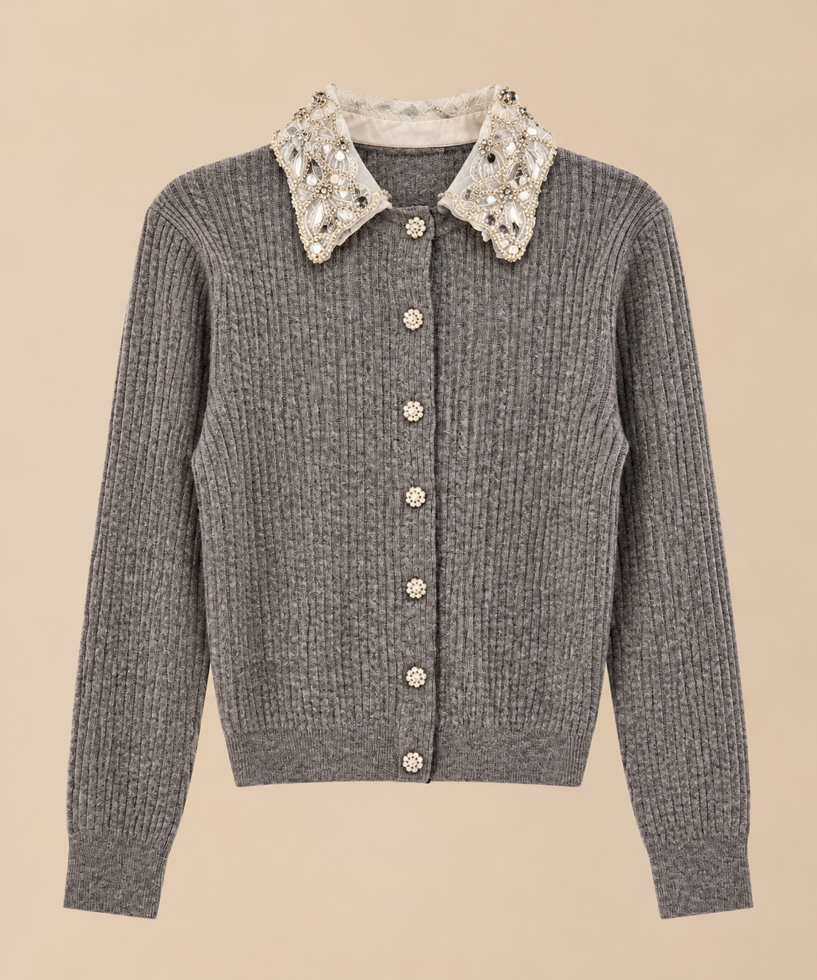 Juliette Embellished Collar Cardigan