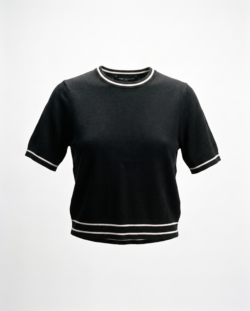 Lillian Contrast Knit Tee