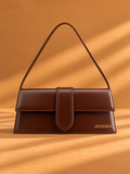 Jacquemus Brown Calf Leather Bow Taurus Handbag