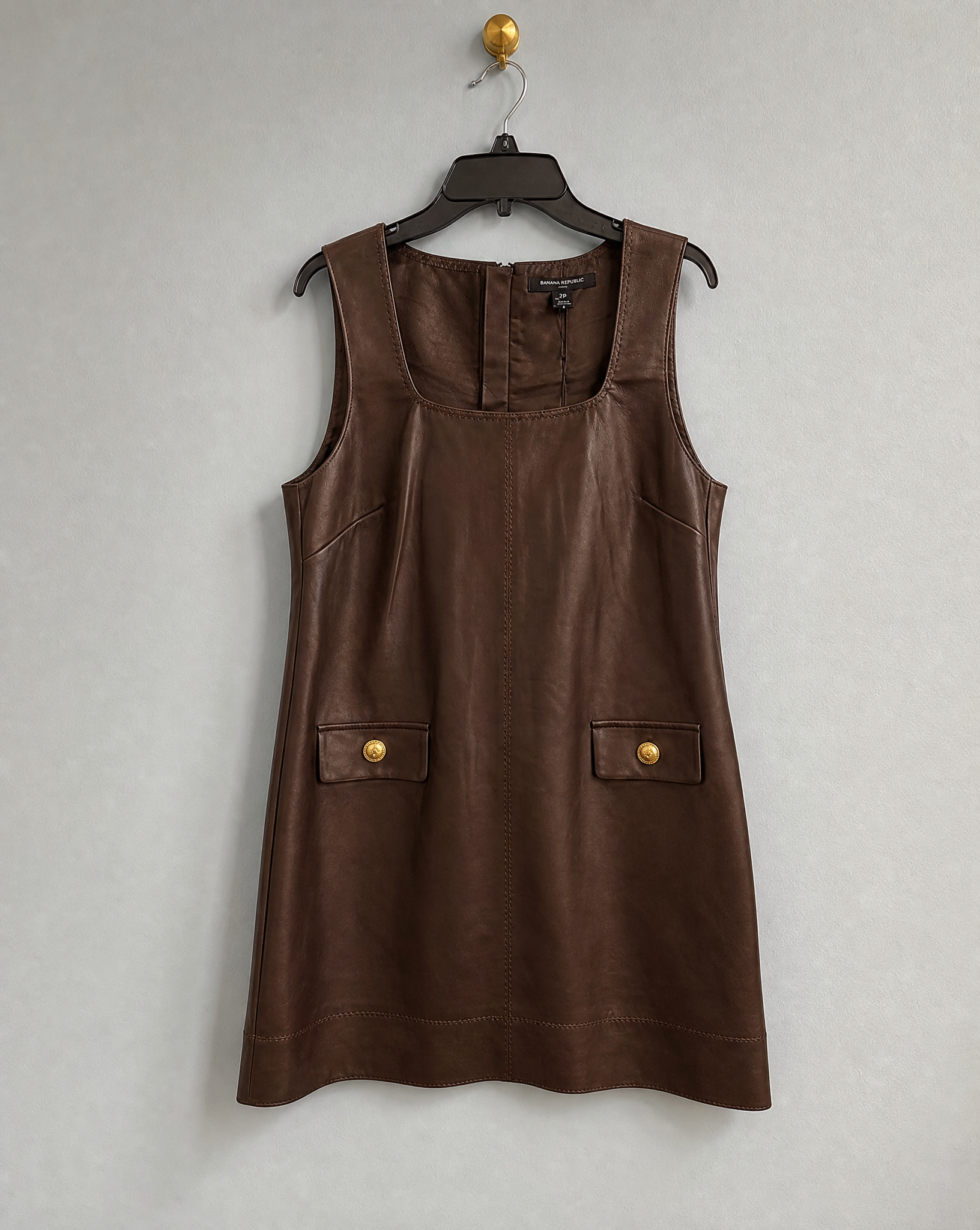 Madeline Faux Leather Dress