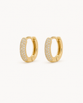 Baby Pave Huggies Earrings