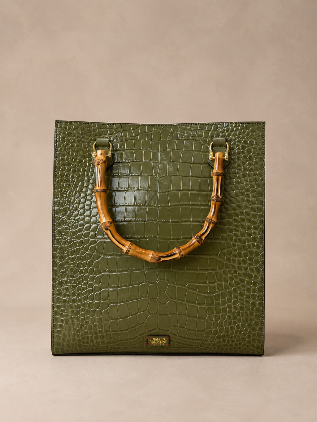 Nan Tote w/ Bamboo Handle