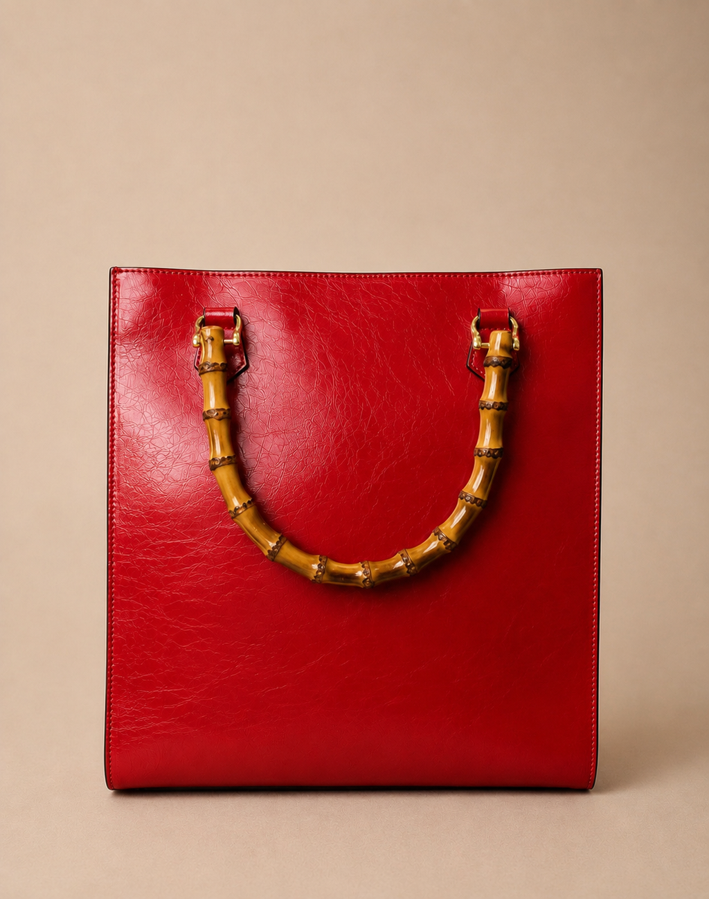 Nan Tote w/ Bamboo Handle