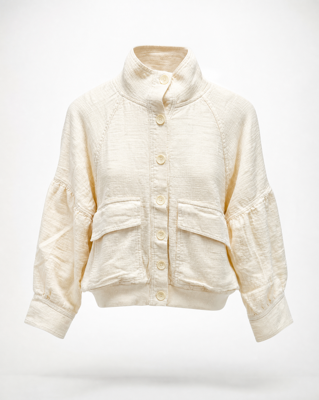 Natalia Linen Utility Jacket