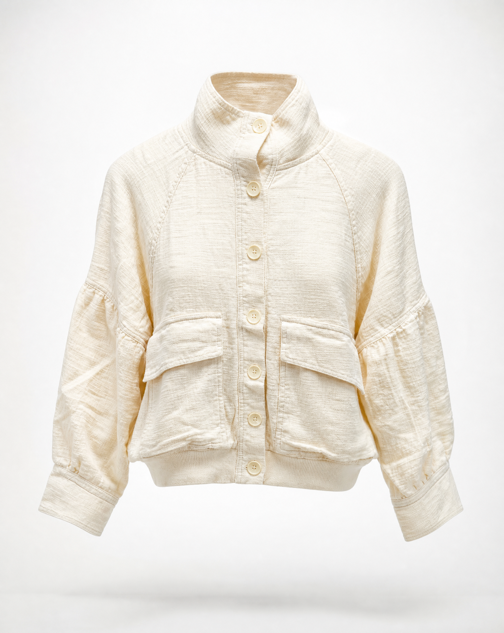 Natalia Linen Utility Jacket