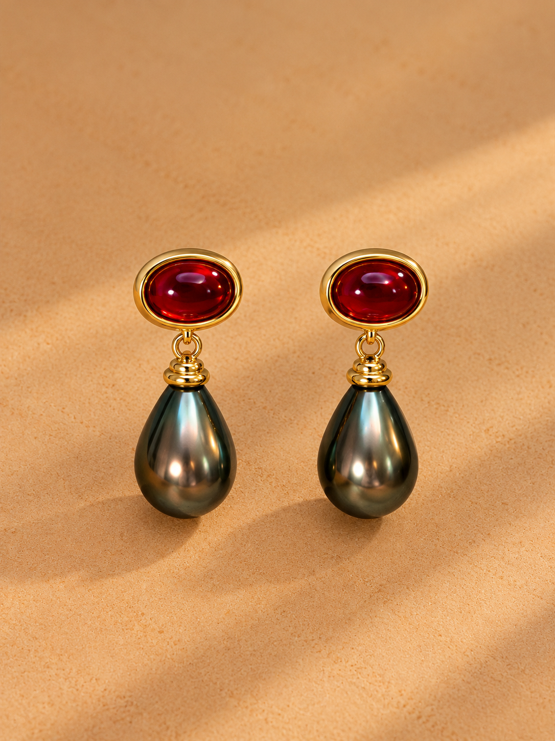 Theodora Tahitian Pearl Studs