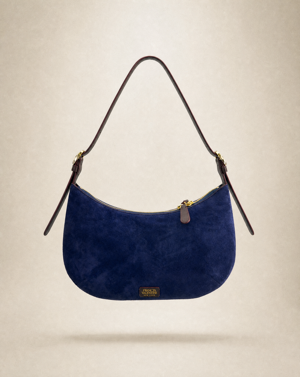 Starr Hobo Suede Leather Navy