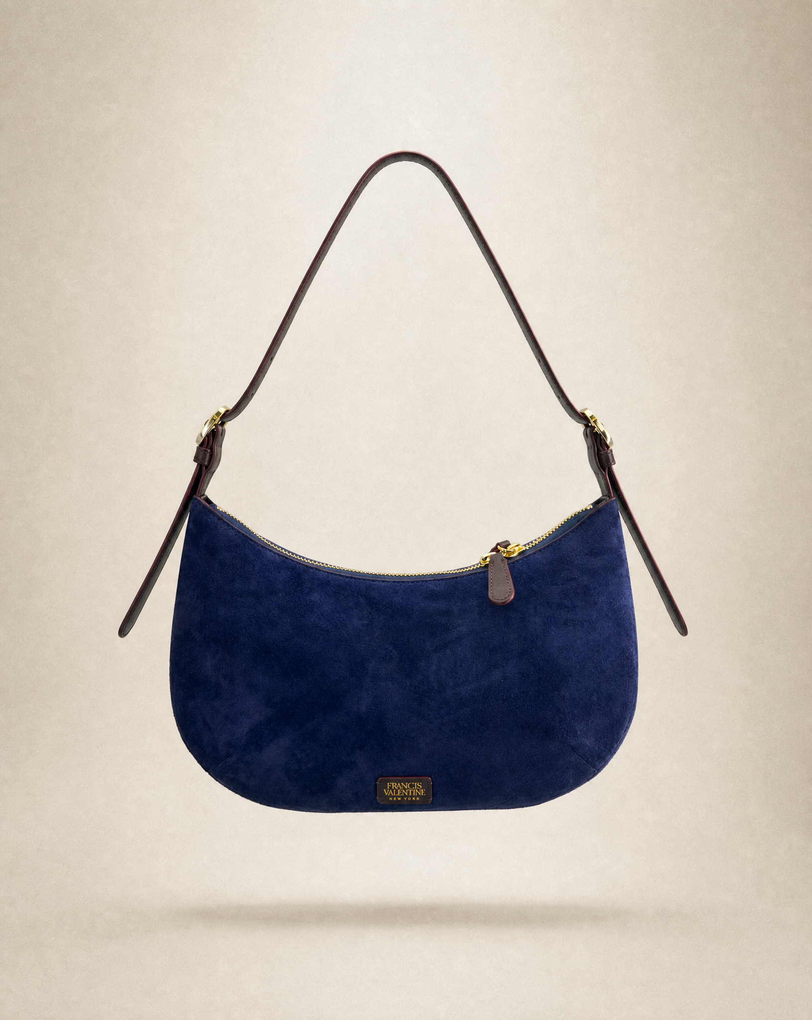 Starr Hobo Suede Leather Navy