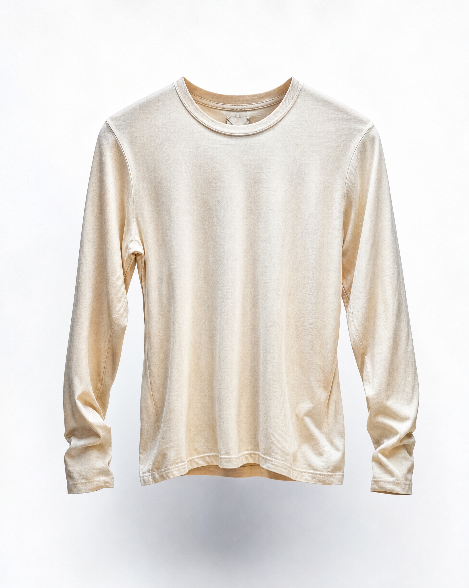 Tyler Long Sleeve Crew Neck Tee Bone