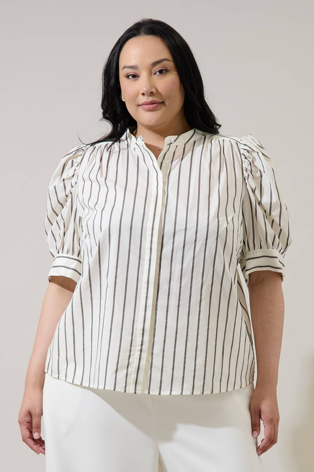 Kamara Stripe Top Curve