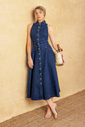 Georgia Denim Midi Dress
