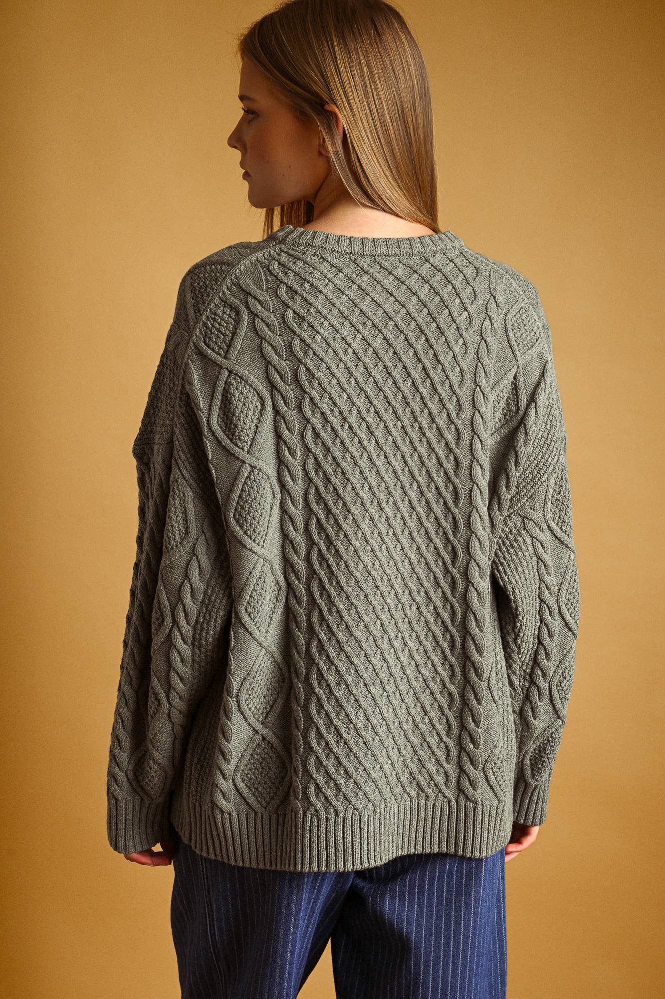 Brigitte Cable Knit Sweater