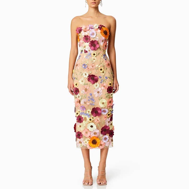 The Emmeline Appliqué Dress