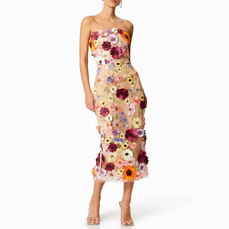 The Emmeline Appliqué Dress