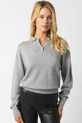 Nancy Long Sleeve Polo Sweater