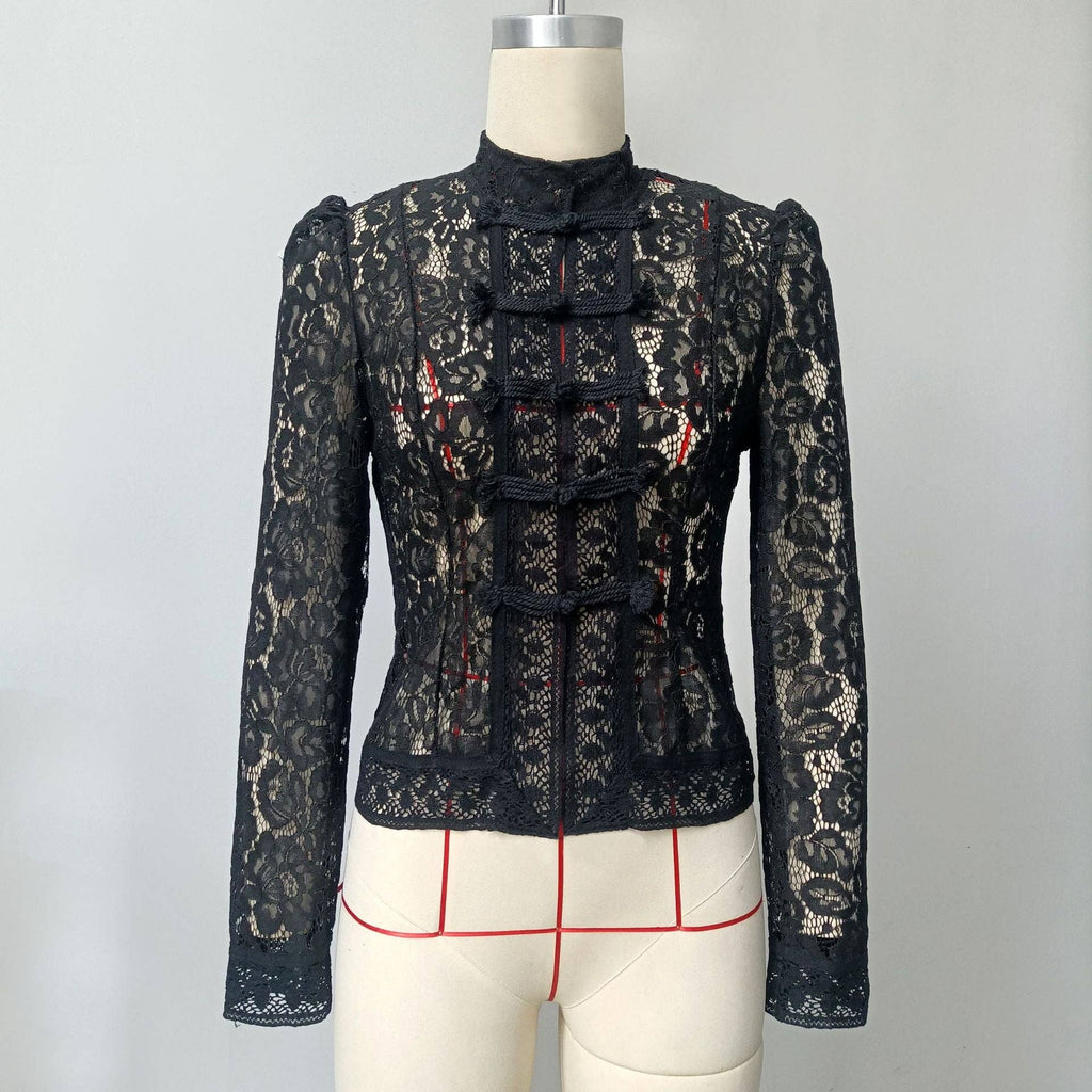 The Lenora Lace Blouse
