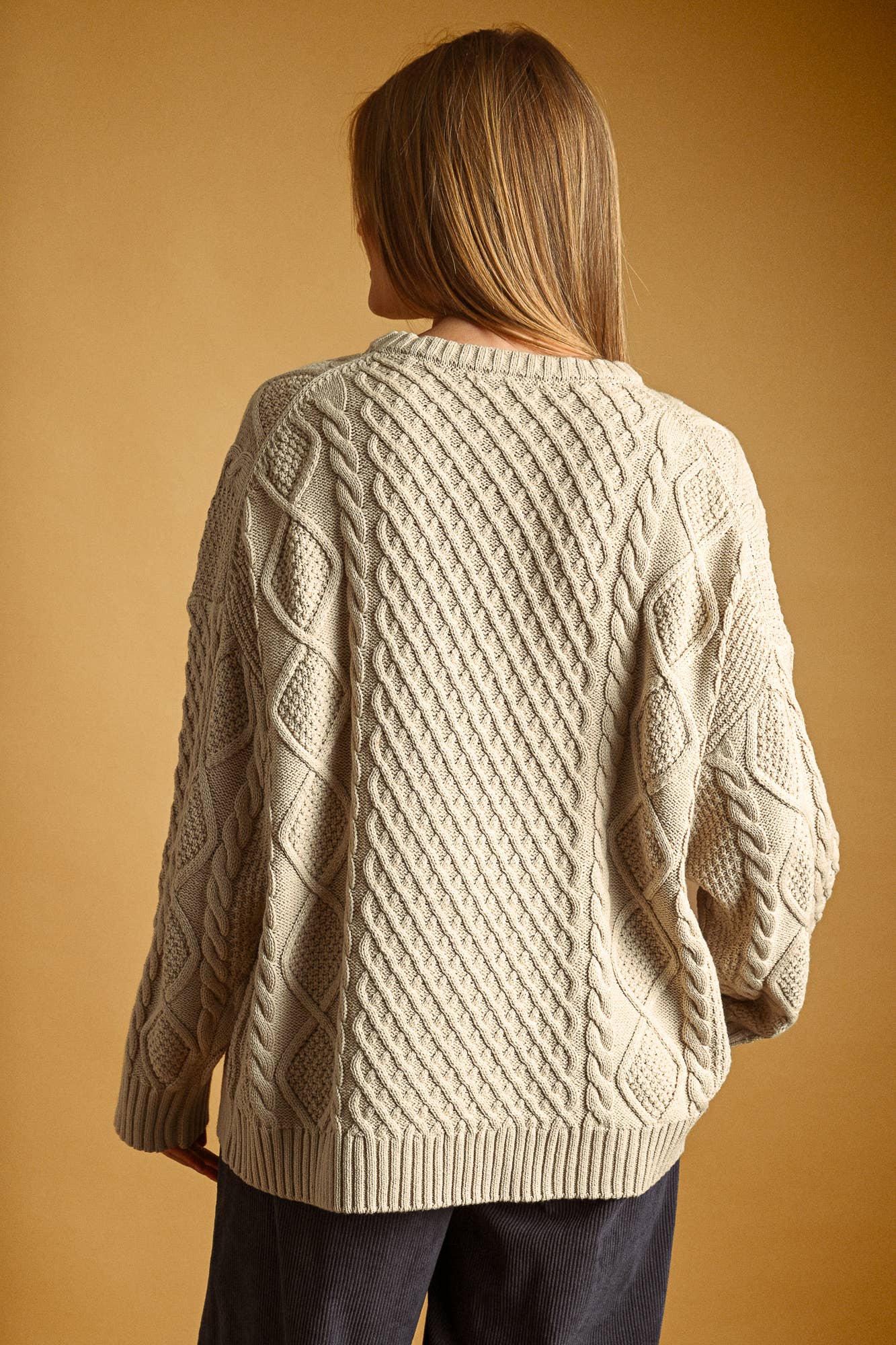 Brigitte Cable Knit Sweater