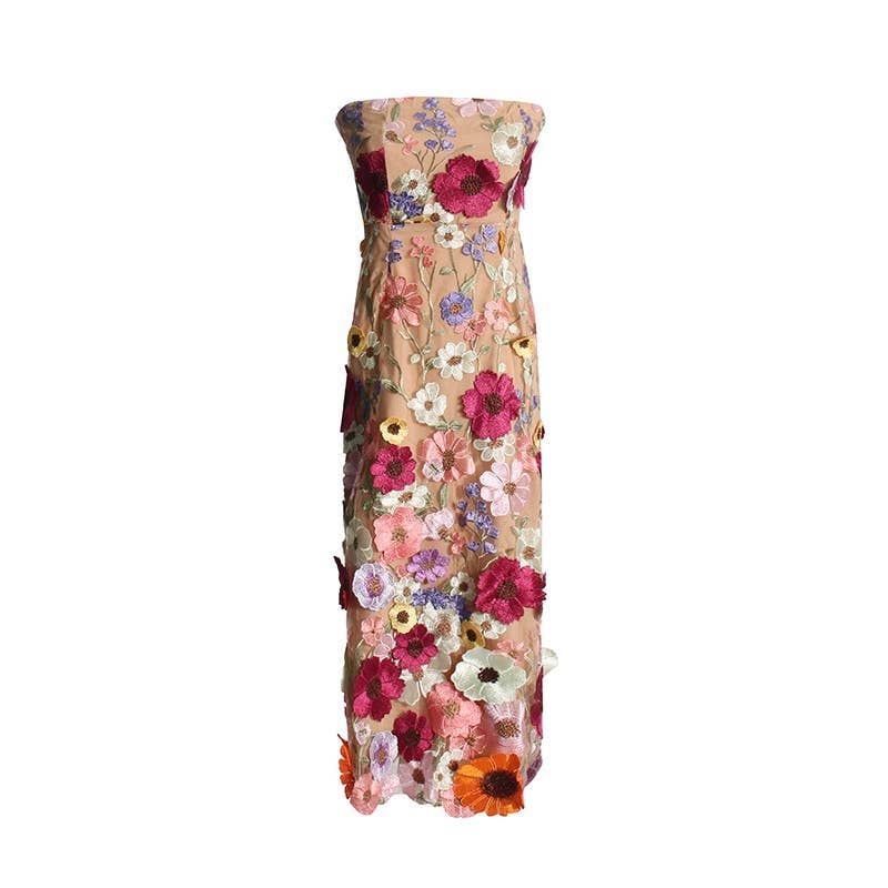 The Emmeline Appliqué Dress