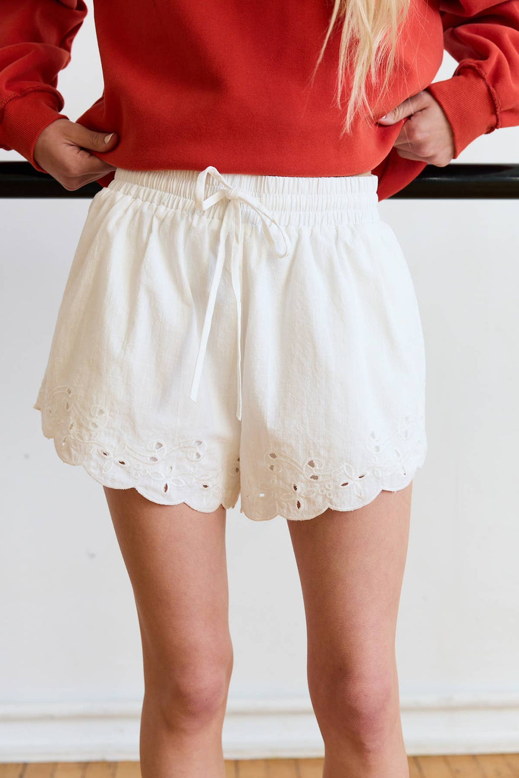 Clara Eyelet Shorts