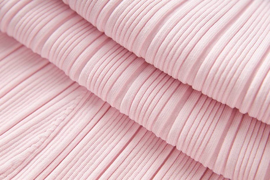 Sophia Pink Knit Polo Dress