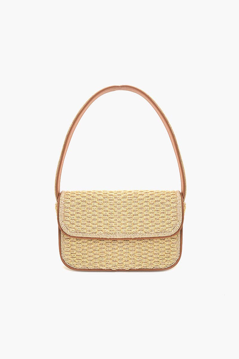 Sienna Woven Shoulder Bag