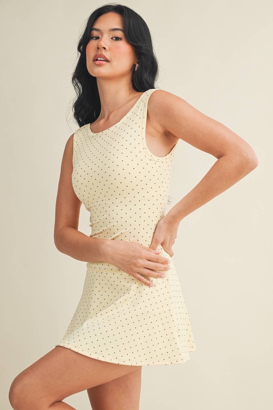 Avery Polka Dot Active Dress